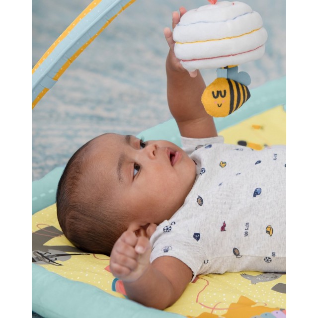 Deka na hranie 5 hračiek, vankúšik ABC & ME 0m+