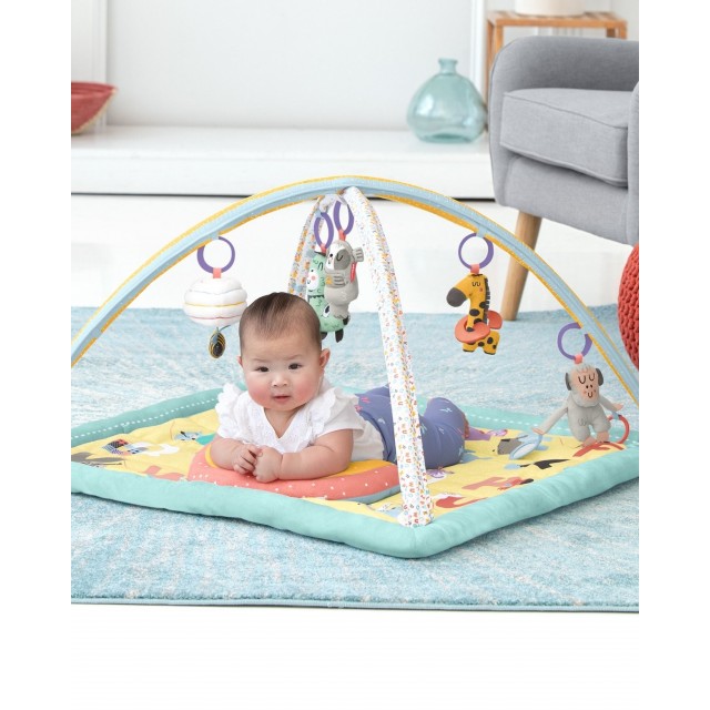 Deka na hranie 5 hračiek, vankúšik ABC & ME 0m+