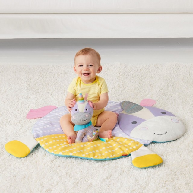 Deka na hranie 5 hračiek, vankúšik ABC & ME 0m+