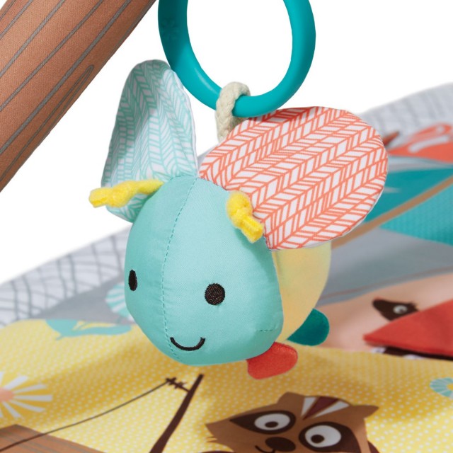 Deka na hranie 4 hračky, vankúšik Camping Cubs 0m+