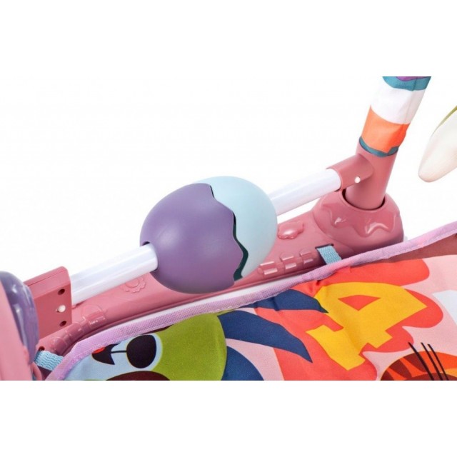 Hrajúca interaktívna podložka s hrazdičkou Žirafka