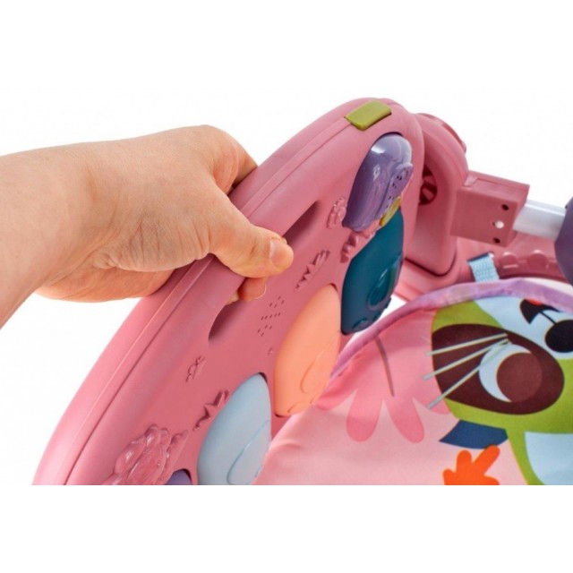 Hrajúca interaktívna podložka s hrazdičkou Žirafka