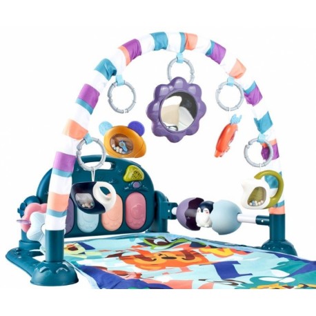 Hrajúca interaktívna podložka s hrazdičkou Žirafka