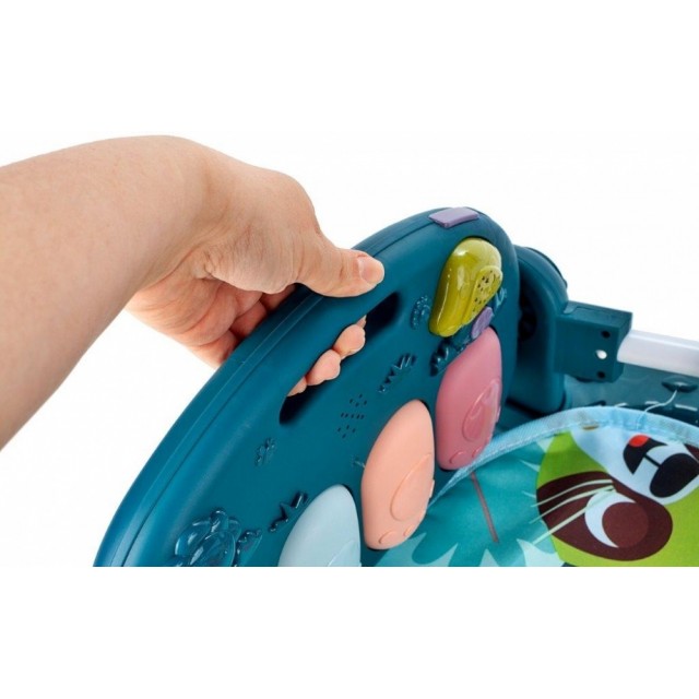 Hrajúca interaktívna podložka s hrazdičkou Žirafka