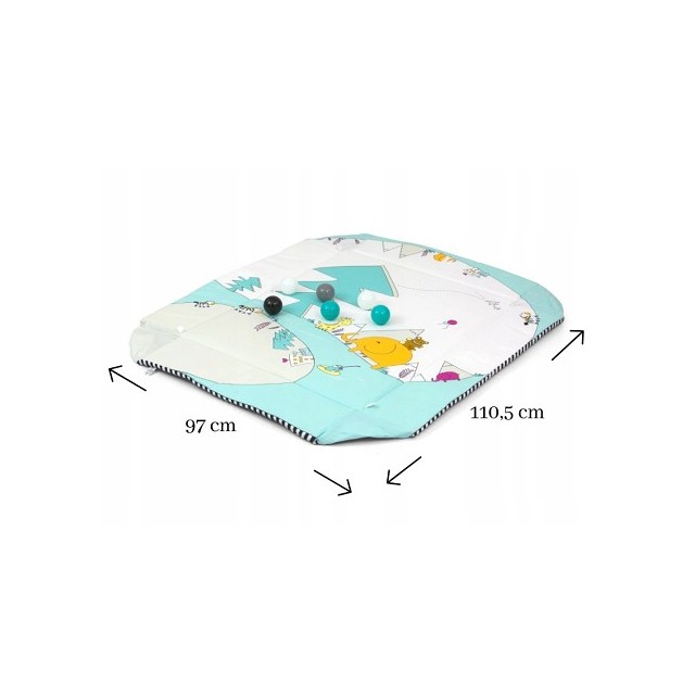 Detská hracia deka 5v1 Lolly - Včielky