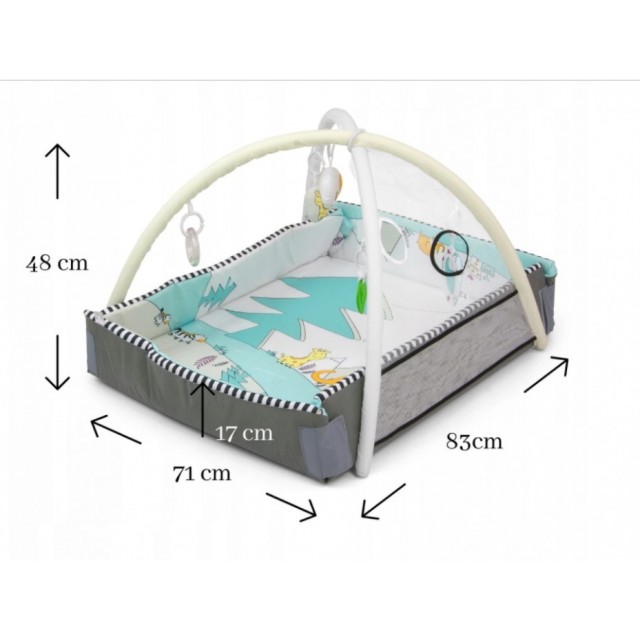 Detská hracia deka 5v1 Lolly - Včielky