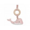 Hrazdička drevená + 3 zvieratká ocean pink