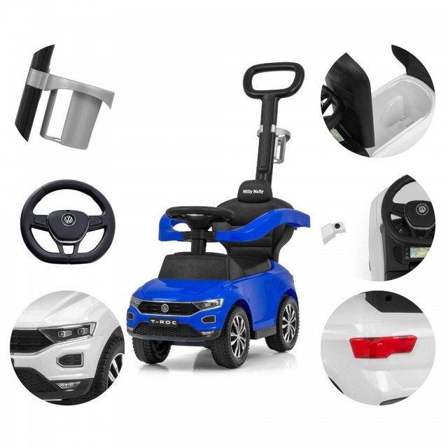 Detské odrážadlo s vodiacou tyčou VOLKSWAGEN T-ROC