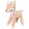 Mini plyšový jednorožec Metoo s mušelínovou plienkou sivo/ružový, 12cm