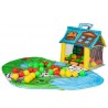 Vzdelávaciá hracia deka s 30 loptičkami ECO TOYS - Korytnačka