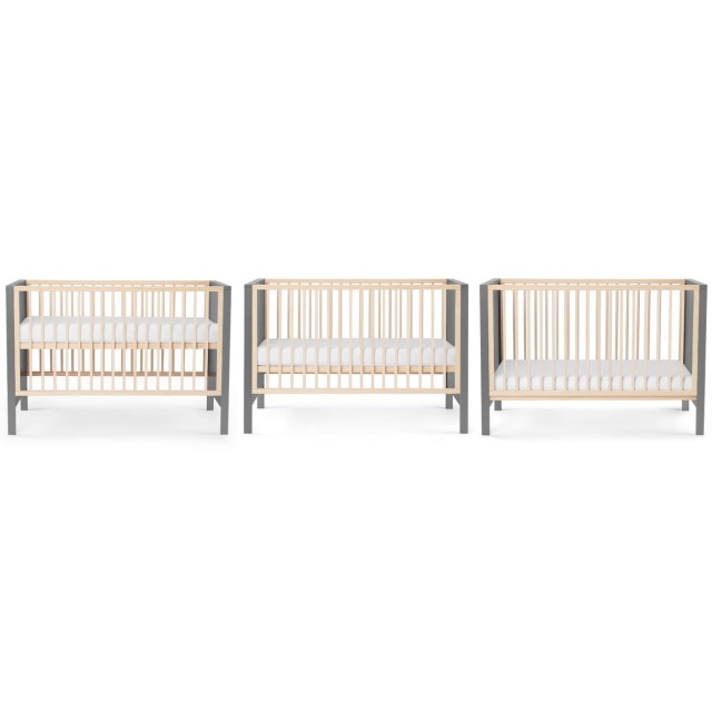 Postieľka drevená so zábranou Mia Gray