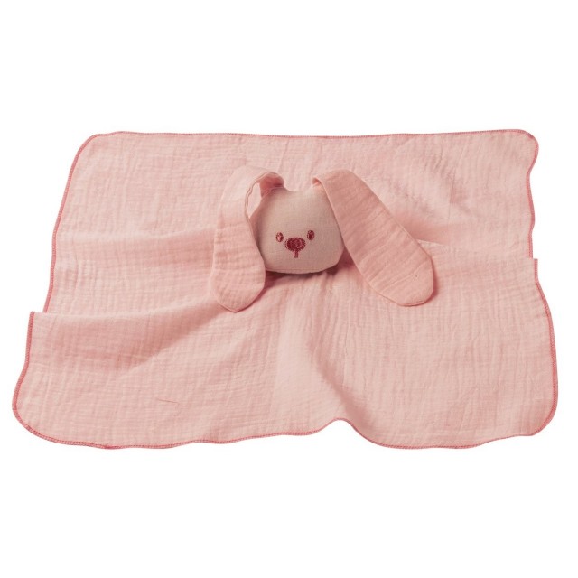 Hračka maznáčik pletený bavlnený Lapidou pink 32x32 cm