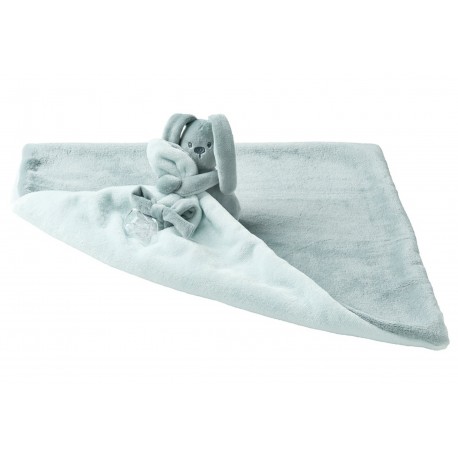 Deka plyšová s maznáčikom LAPIDOU navy blue-light blue 48cm x 48cm