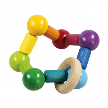 Drevené hryzátko Kačička