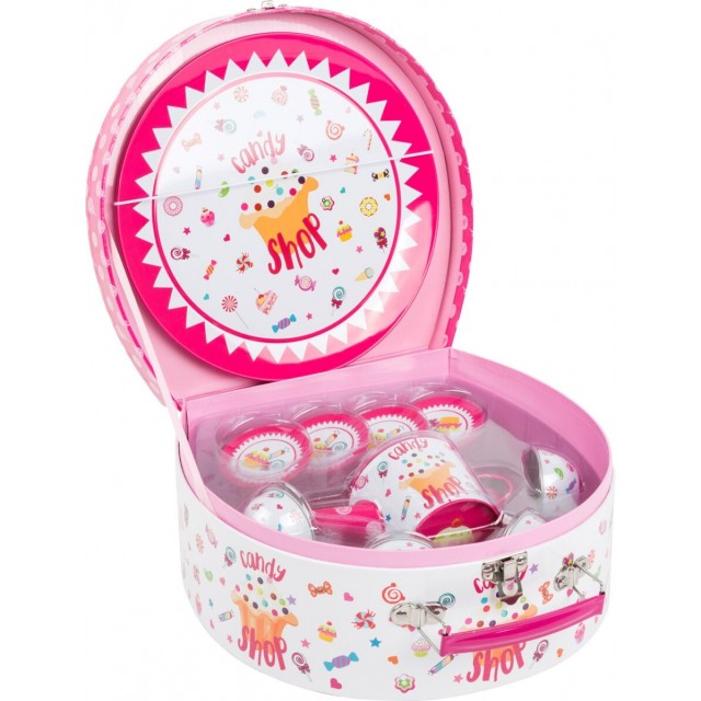 Piknikový čajový set v košíku Candy