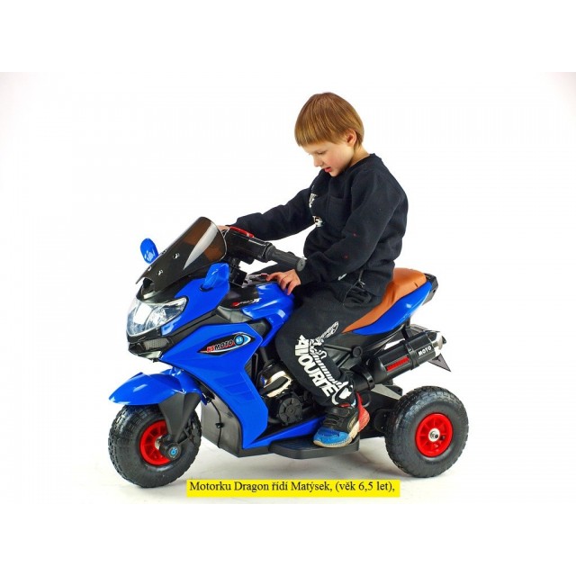 Motorka Dragon s plynovou rukoväťou