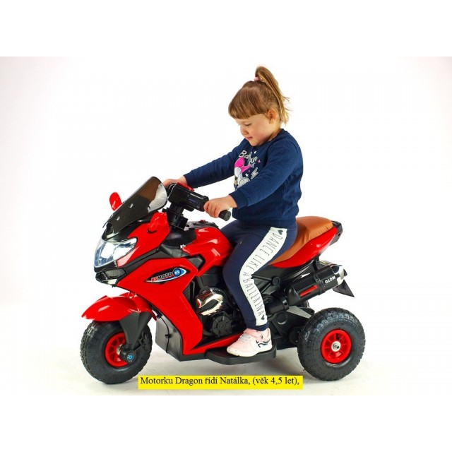 Motorka Dragon s plynovou rukoväťou