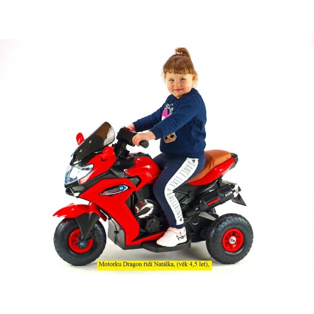 Motorka Dragon s plynovou rukoväťou