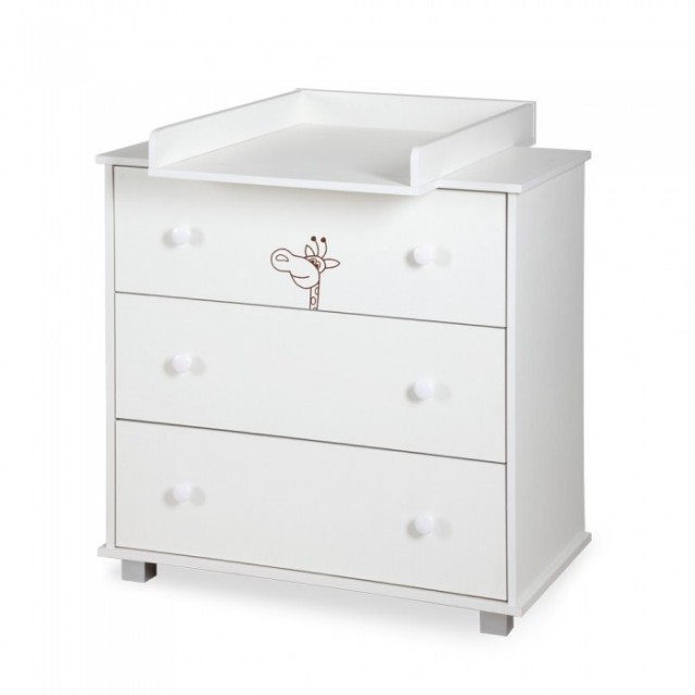 Komoda PRINC, modro / biela Komoda PRINC, modro / biela