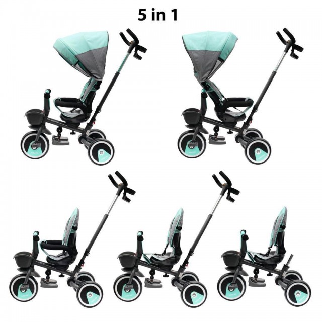 Detská trojkolka Baby Mix 5v1 RELAX 360°