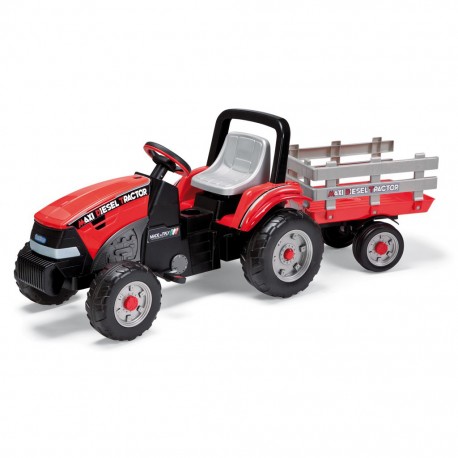 PegPerego Maxi Diesel Tractor s vlečkou