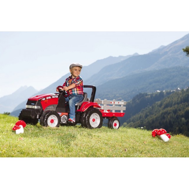PegPerego Maxi Diesel Tractor s vlečkou