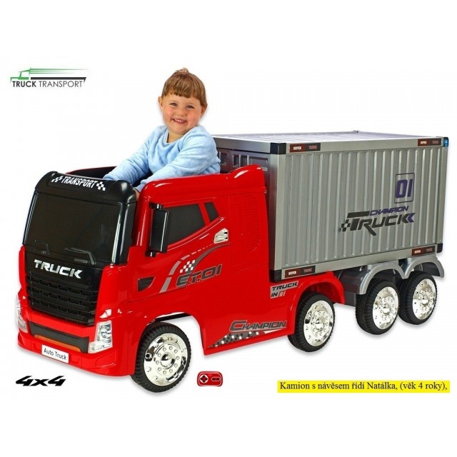 Kamión Truck Champion s návesom a kontejnerom