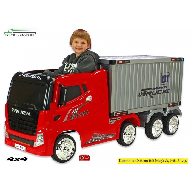 Kamión Truck Champion s návesom a kontejnerom