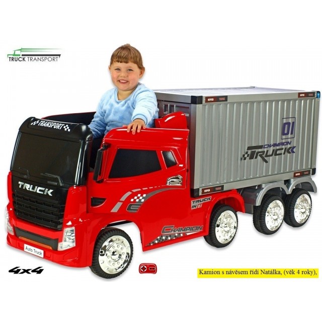 Kamión Truck Champion s návesom a kontejnerom