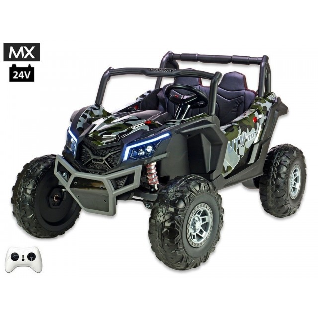 Bugina UTV - MX s 2,4G, 24V/2x200W, polymer army camo