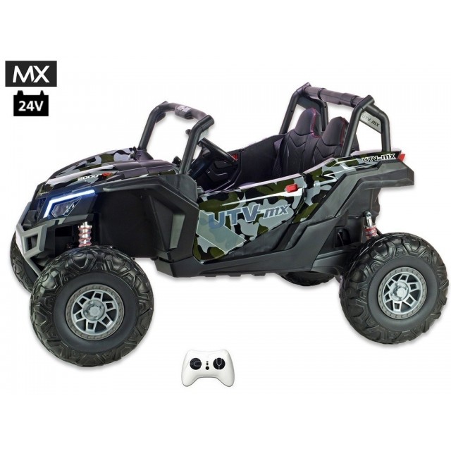 Bugina UTV - MX s 2,4G, 24V/2x200W, polymer army camo
