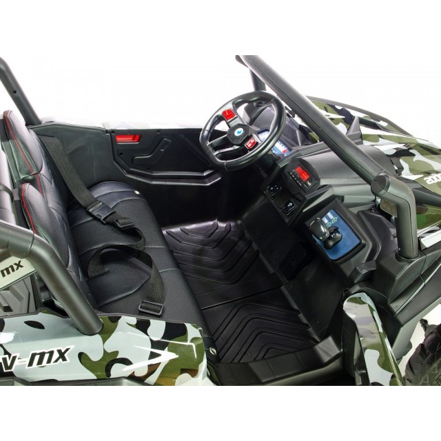Bugina UTV - MX s 2,4G, 24V/2x200W, polymer army camo