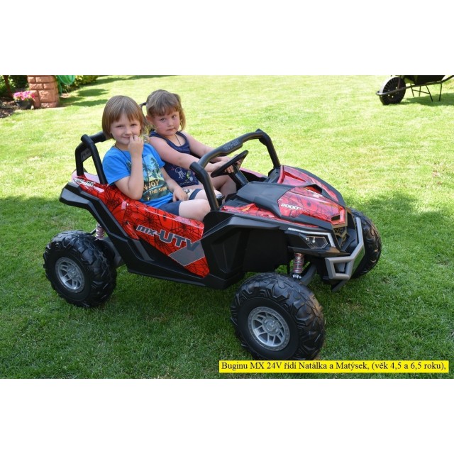 Bugina UTV - MX s 2,4G, 24V/2x200W, polymer army camo