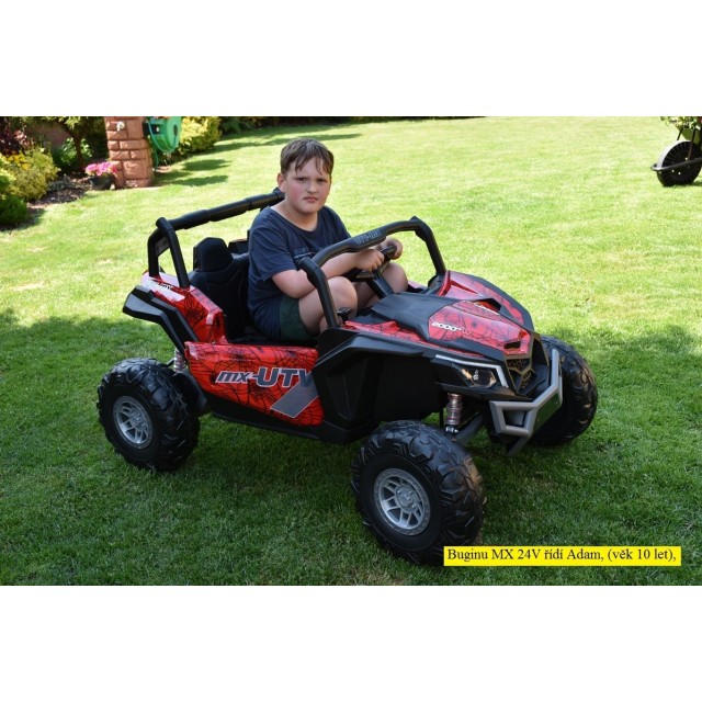 Bugina UTV - MX s 2,4G, 24V/2x200W, polymer army camo