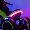 Policajná motorka na veľkých kolesách, 2 x motor 6V, 2 x náhon