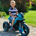 Policajná motorka na veľkých kolesách, 2 x motor 6V, 2 x náhon