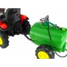 Traktor Hello s cisternovým vlekom a striekačkou