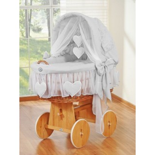 Prútený kôš Macko s mašľou