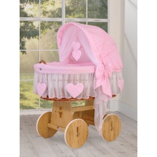 Prútený kôš My Sweet Baby Srdiečka