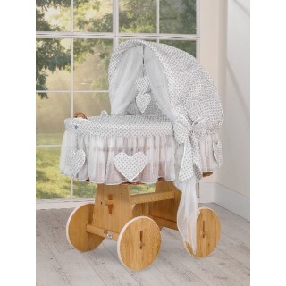 Prútený kôš My Sweet Baby Srdiečka