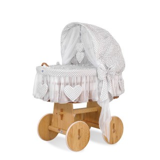 Prútený kôš My Sweet Baby Srdiečka