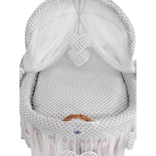 Prútený kôš My Sweet Baby Srdiečka