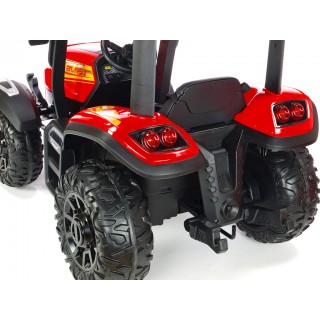 Elektrický traktor Blast s kabínou a vlekom 24V, 2x200W