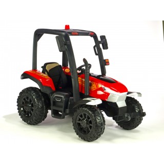 Elektrický traktor Blast s kabínou a vlekom 24V, 2x200W