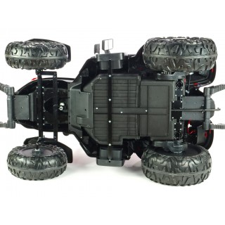 Elektrický traktor Blast s kabínou a vlekom 24V, 2x200W