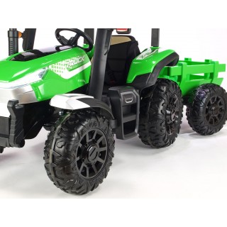 Elektrický traktor Blast s kabínou a vlekom 24V, 2x200W