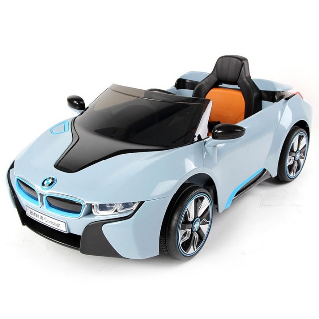 Elektrické autíčko BMW I8 Concept s DO modrošedé