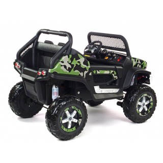 Elektrický džíp Mercedes Benz Unimog, dvojmiestny, lakovaný