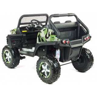 Elektrický džíp Mercedes Benz Unimog, dvojmiestny, lakovaný