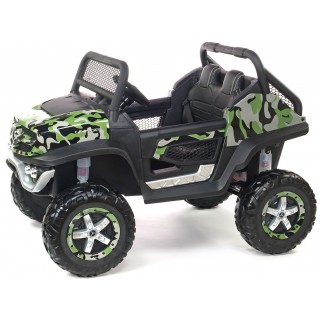 Elektrický džíp Mercedes Benz Unimog, dvojmiestny, lakovaný